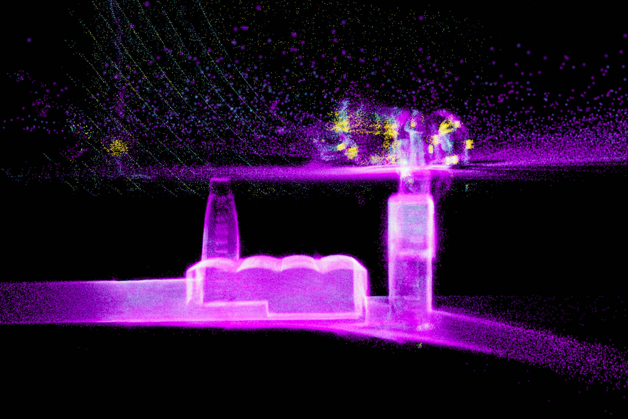 3D punktsky af kloak og bygværk til indmåling til gis