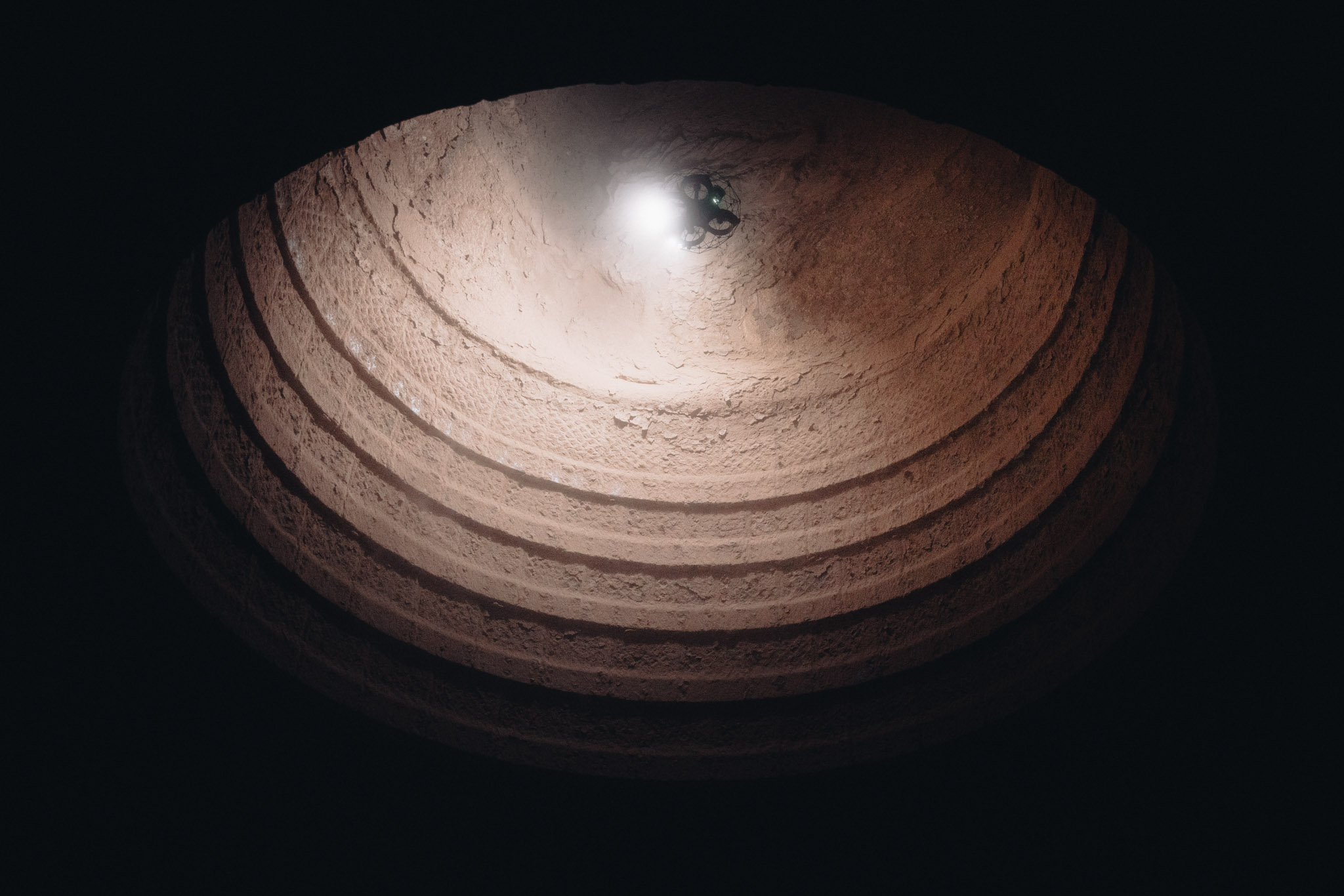 Drone i kraftvarmeværk