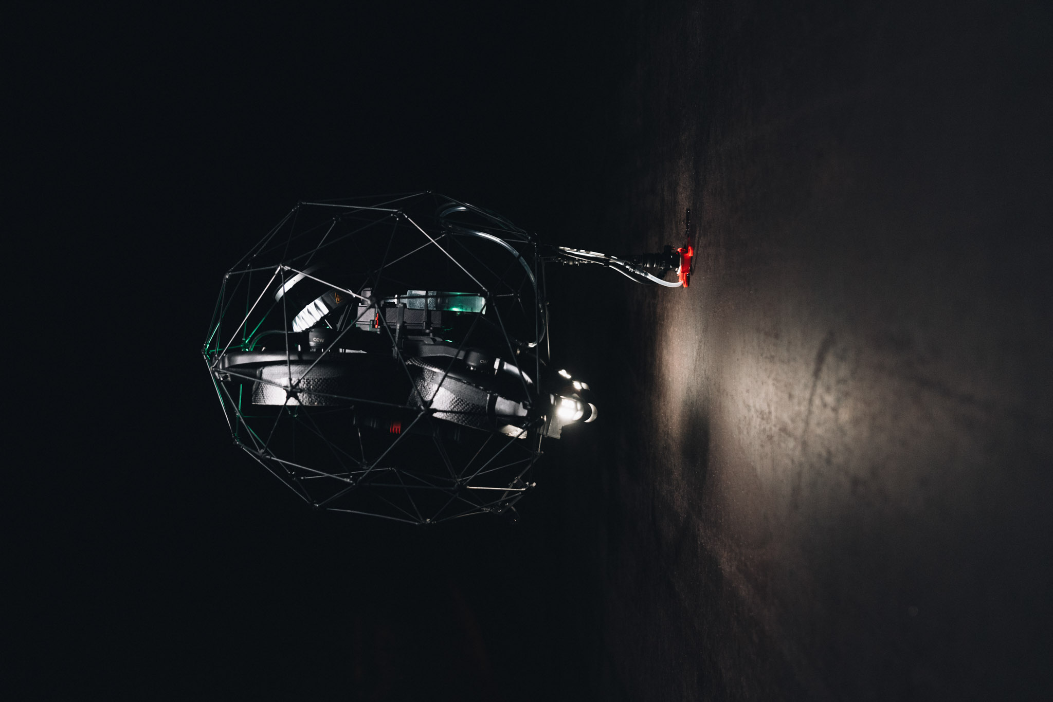 drone med ultralydsmåling