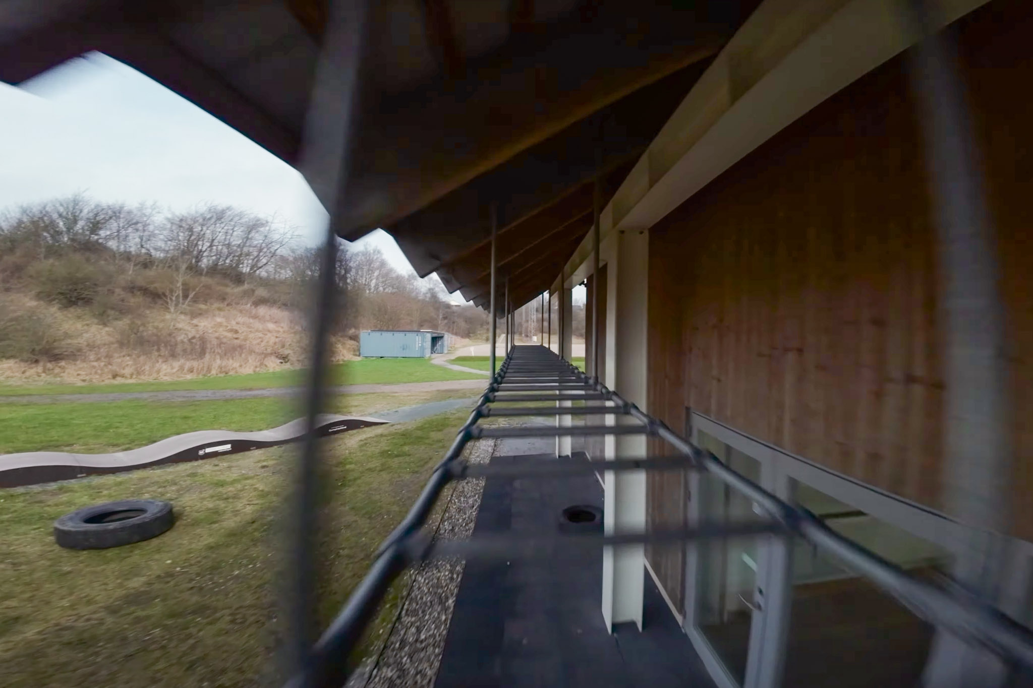 FPV drone fly through