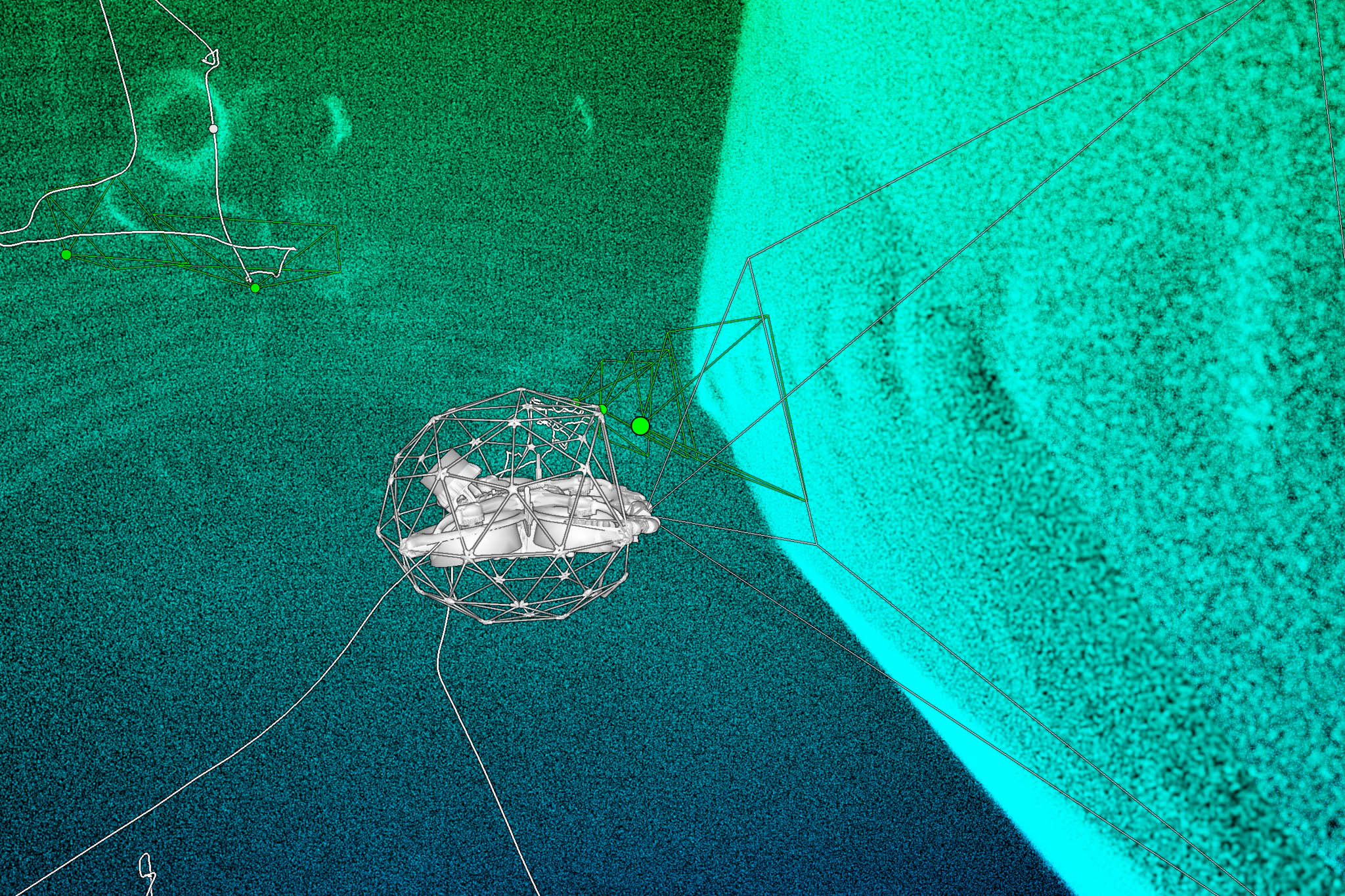 Kedel sikkerhedsscreening Elios 3 drone 3D model