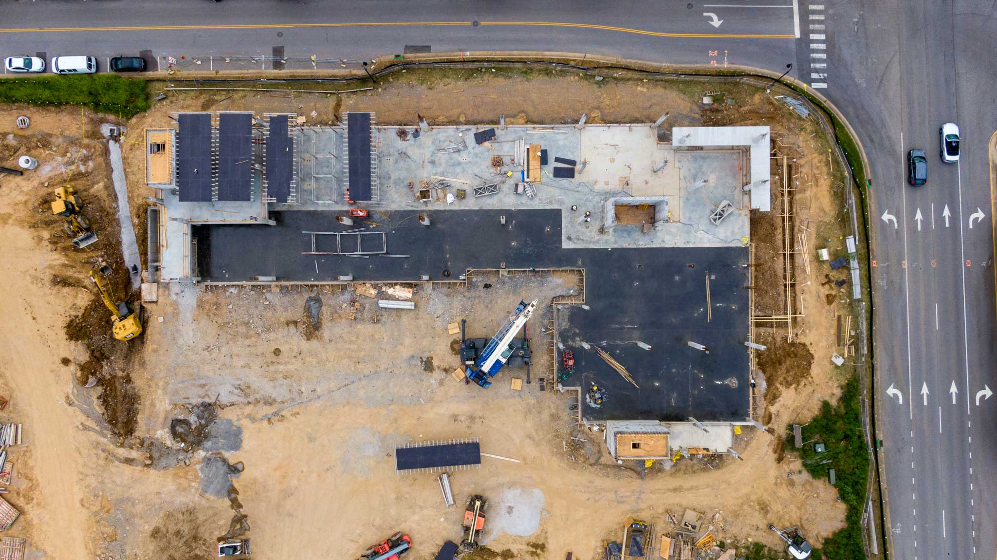 Kortlægning af byggeplads og bygning med drone