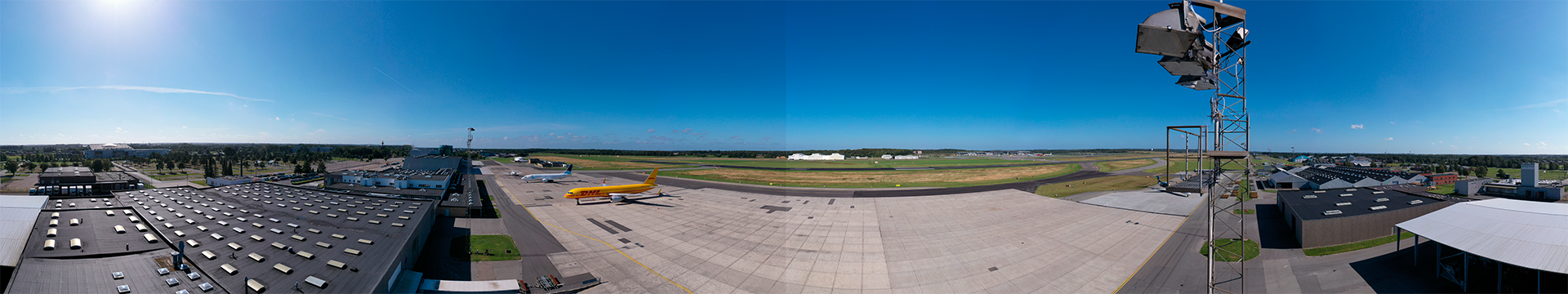 Panoramabillede med drone