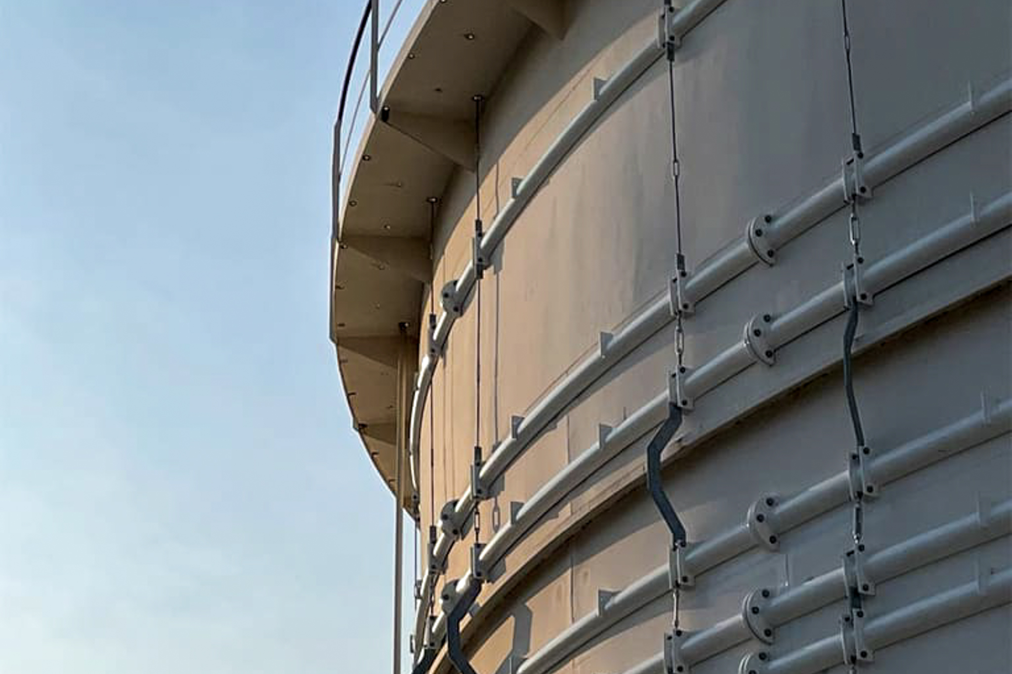 Stivningsring på tank eksempel Drone Eksperten