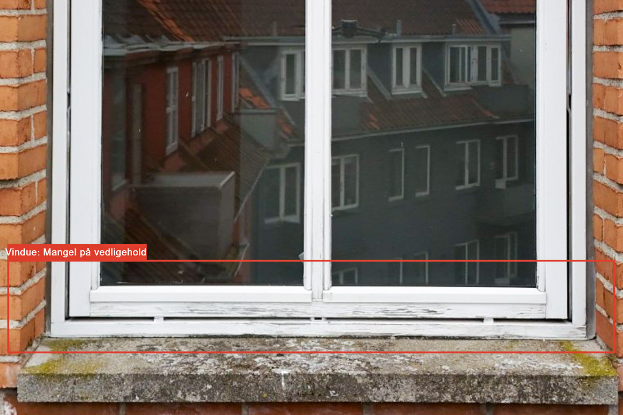 Vindue inspektion med drone