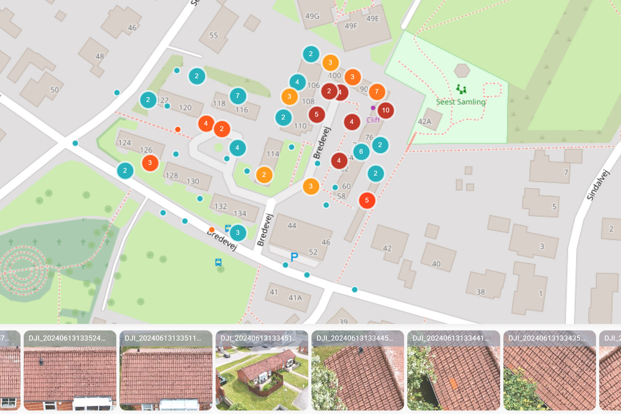 Virtuel tilstandsrapport med drone