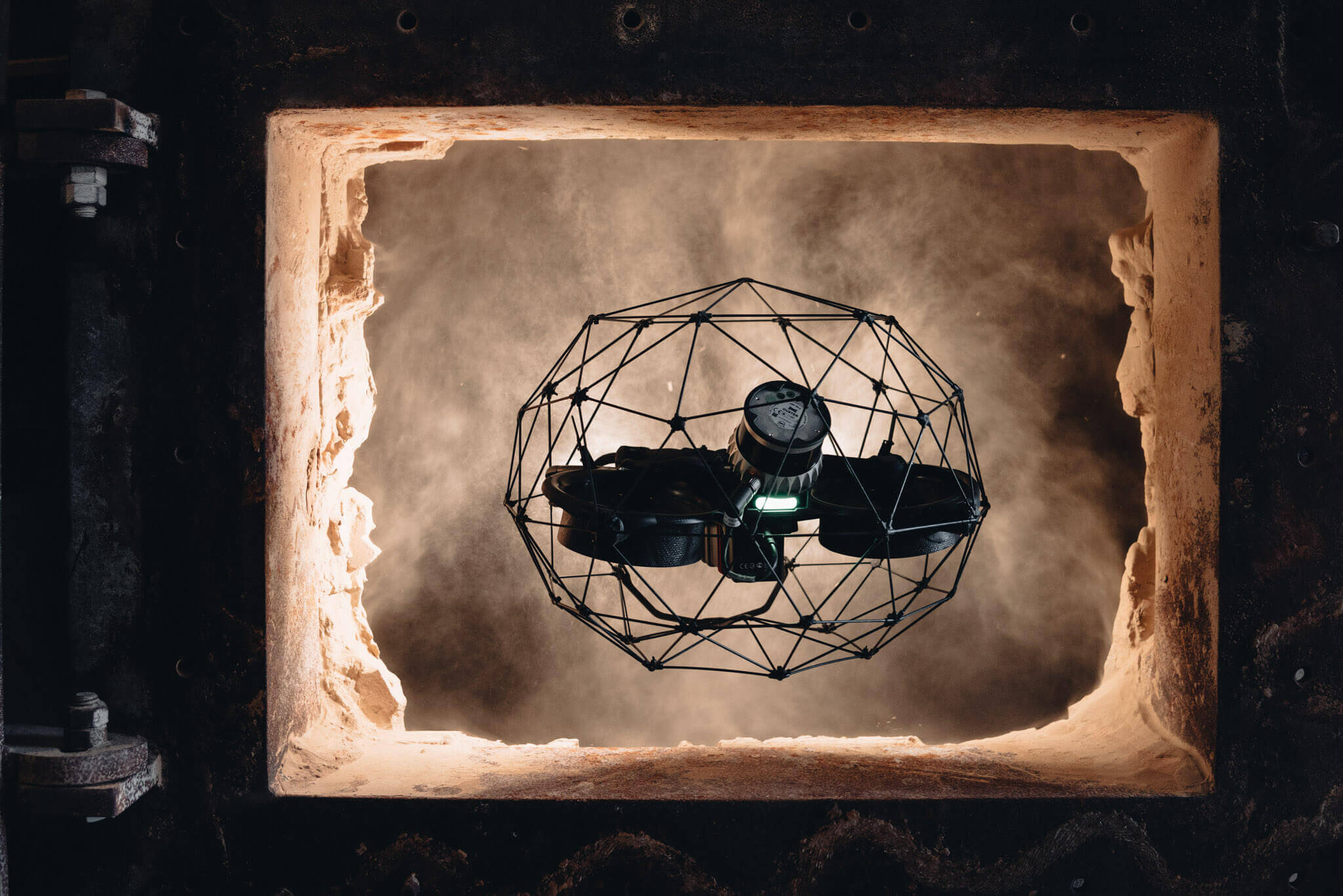 Boiler inspection with drone